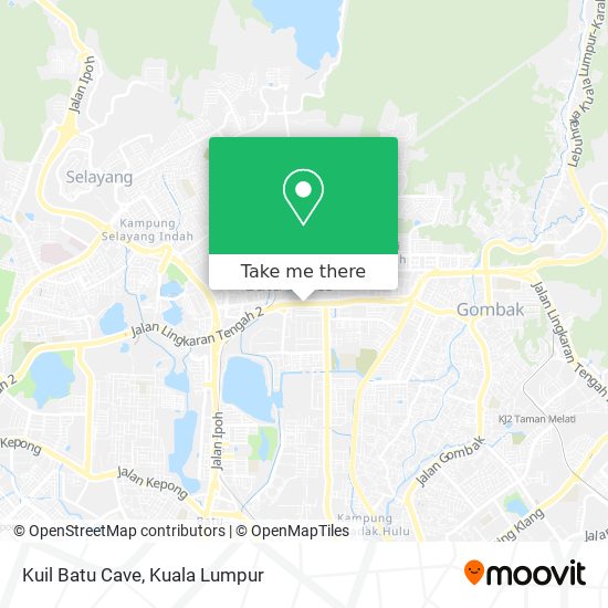 Kuil Batu Cave map