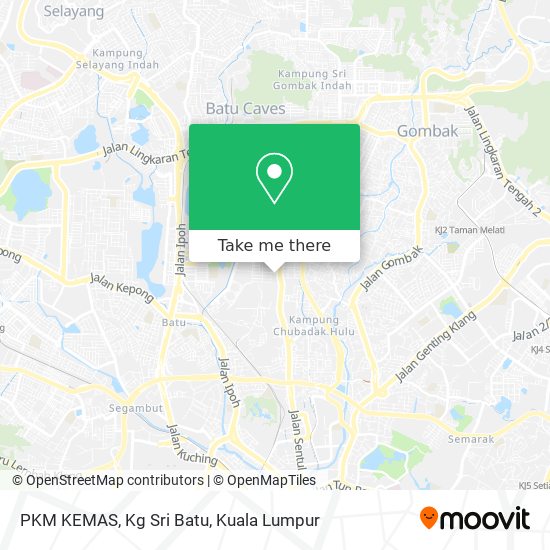 PKM KEMAS, Kg Sri Batu map