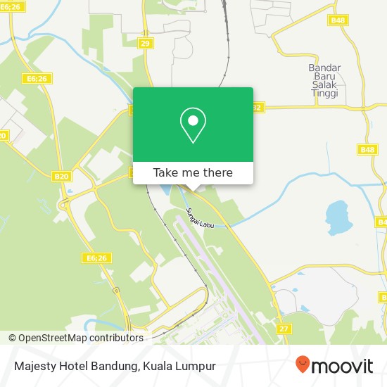 Majesty Hotel Bandung map