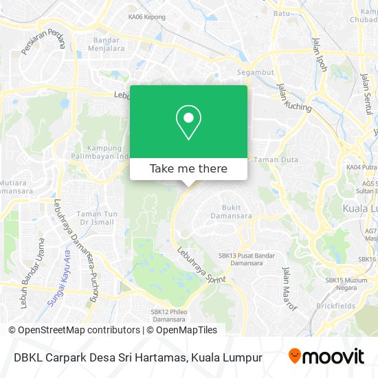 DBKL Carpark Desa Sri Hartamas map