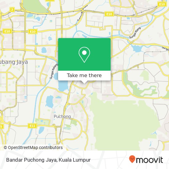 Bandar Puchong Jaya map