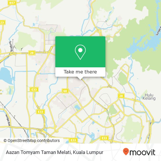 Aazan Tomyam Taman Melati map