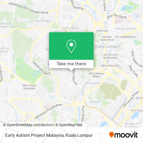 Peta Early Autism Project Malaysia