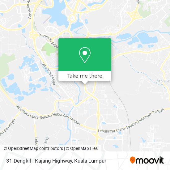 31 Dengkil - Kajang Highway map