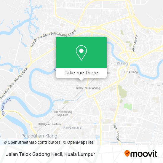 Peta Jalan Telok Gadong Kecil