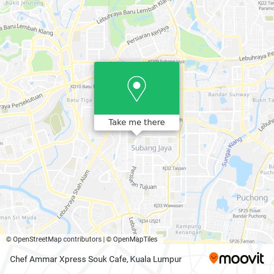 Chef Ammar Xpress Souk Cafe map