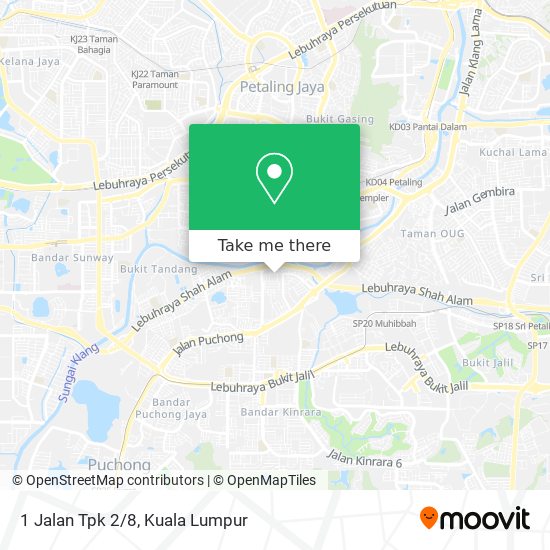 1 Jalan Tpk 2/8 map