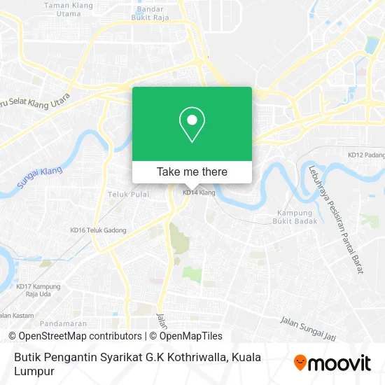 Butik Pengantin Syarikat G.K Kothriwalla map