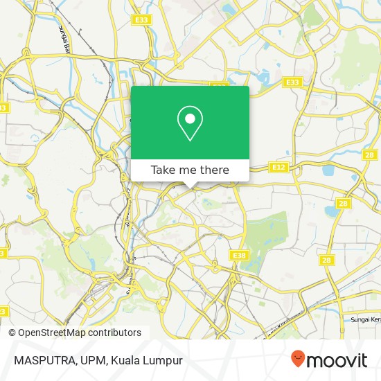 MASPUTRA, UPM map