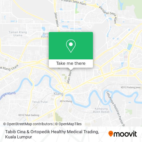 Peta Tabib Cina & Ortopedik Healthy Medical Trading