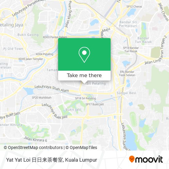 Yat Yat Loi 日日来茶餐室 map