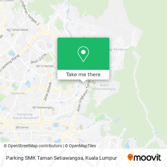 Peta Parking SMK Taman Setiawangsa