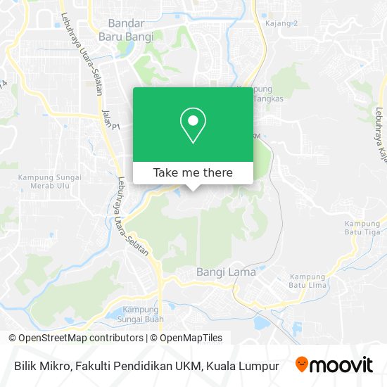 Bilik Mikro, Fakulti Pendidikan UKM map