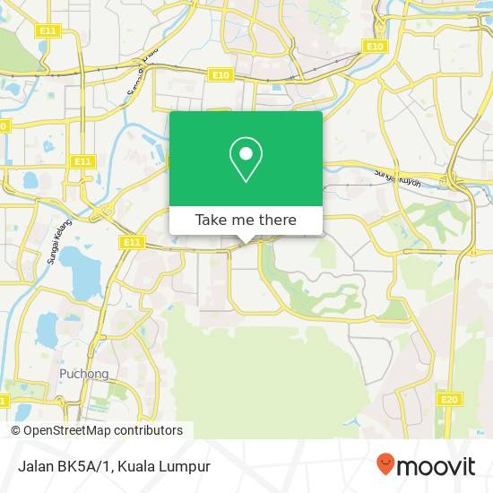 Jalan BK5A/1 map