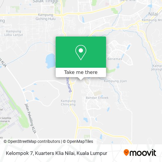 Kelompok 7, Kuarters Klia Nilai map