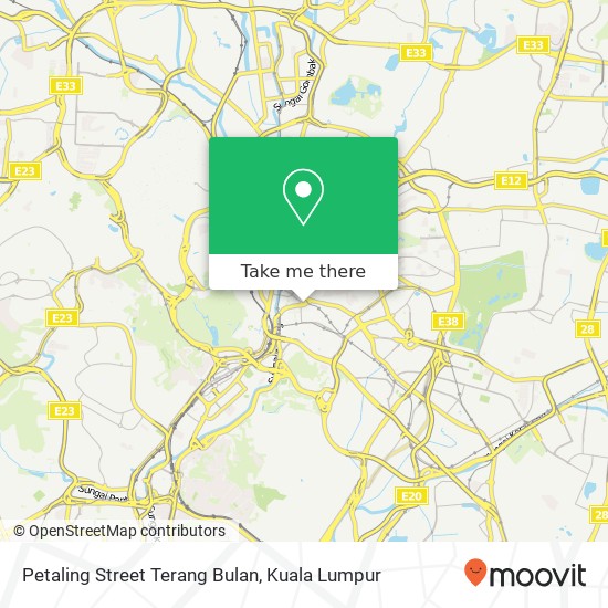 Petaling Street Terang Bulan map