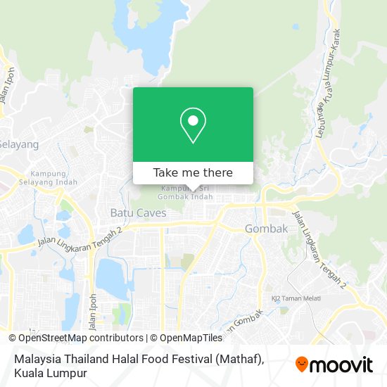 Malaysia Thailand Halal Food Festival (Mathaf) map