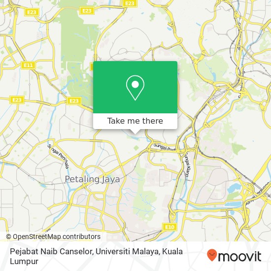 Pejabat Naib Canselor, Universiti Malaya map
