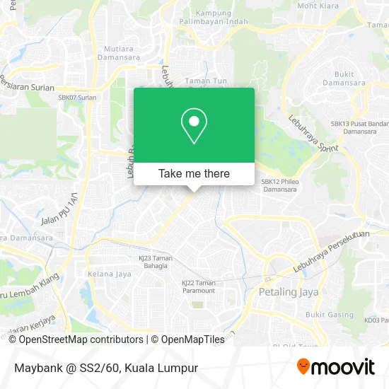 Maybank @ SS2/60 map