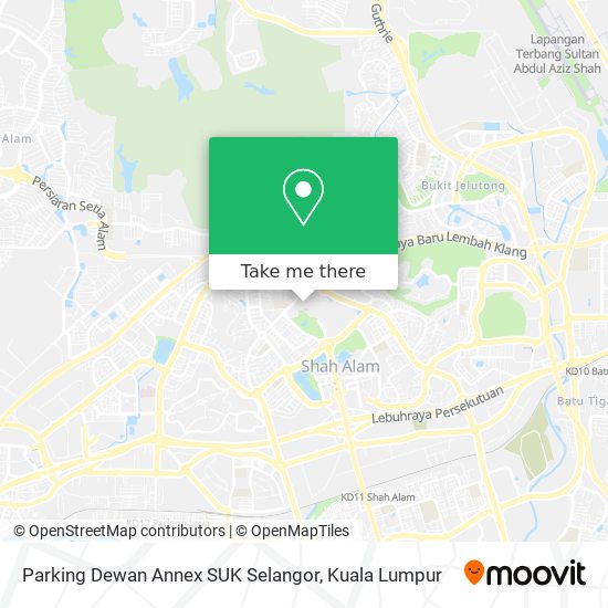 Peta Parking Dewan Annex SUK Selangor