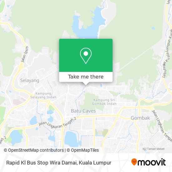 Rapid Kl Bus Stop Wira Damai map