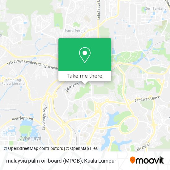 malaysia palm oil board (MPOB) map