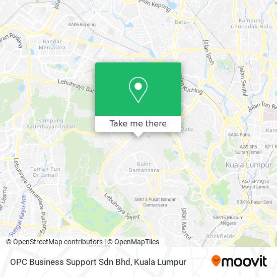 OPC Business Support Sdn Bhd map