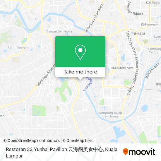 Restoran 33 Yunhai Pavilion 云海阁美食中心 map