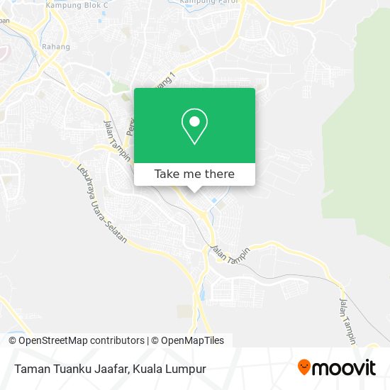 Peta Taman Tuanku Jaafar