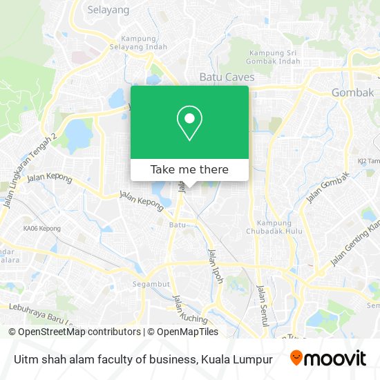 Uitm shah alam faculty of business map