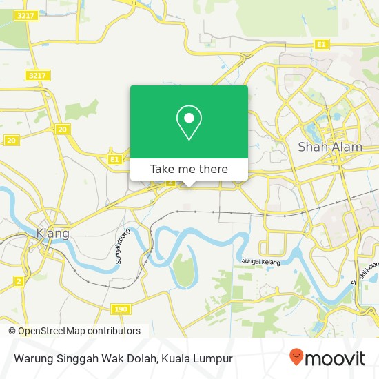Warung Singgah Wak Dolah map