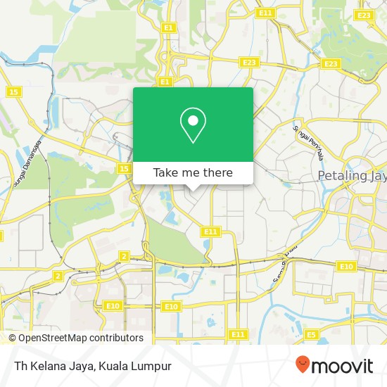 Th Kelana Jaya map