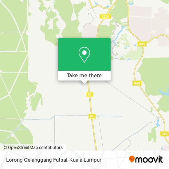 Lorong Gelanggang Futsal map