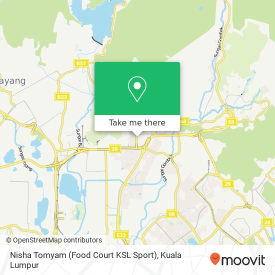 Nisha Tomyam (Food Court KSL Sport) map