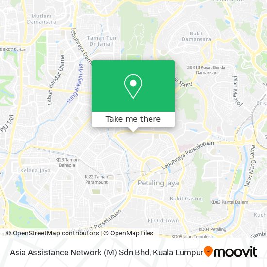 Asia Assistance Network (M) Sdn Bhd map