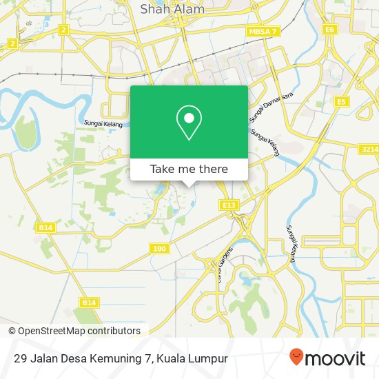 29 Jalan Desa Kemuning 7 map