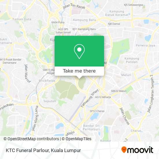 KTC Funeral Parlour map