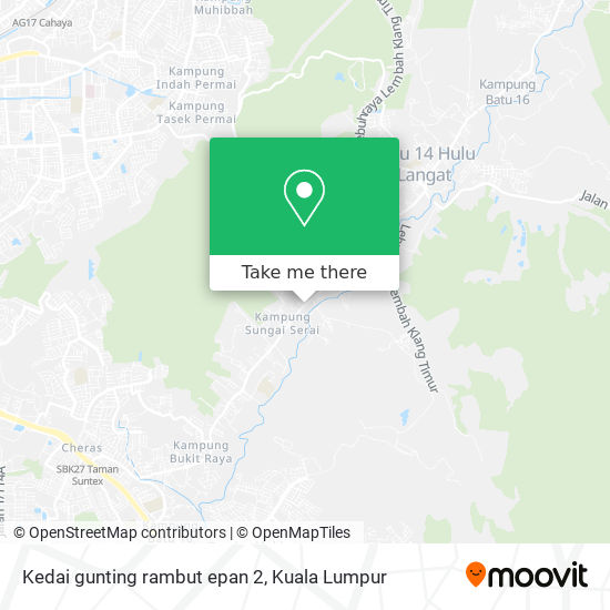 Kedai gunting rambut epan 2 map