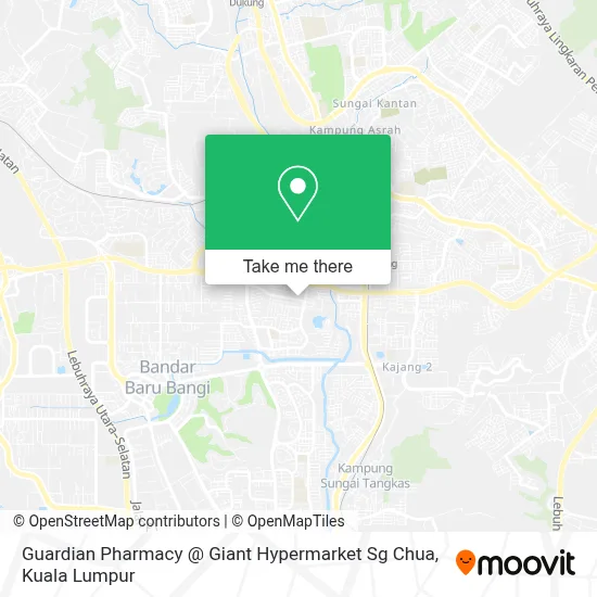 Guardian Pharmacy @ Giant Hypermarket Sg Chua map