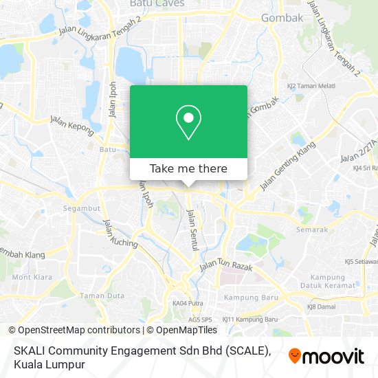 SKALI Community Engagement Sdn Bhd (SCALE) map