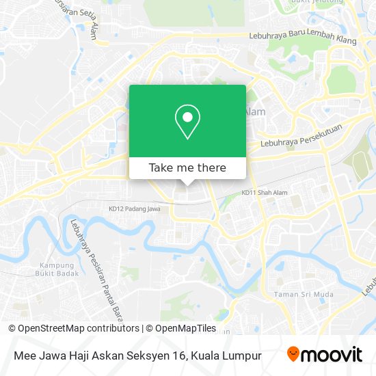 Mee Jawa Haji Askan Seksyen 16 map