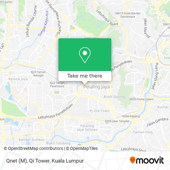 Qnet (M), Qi Tower map