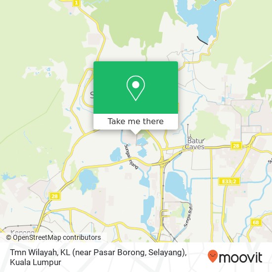 Peta Tmn Wilayah, KL (near Pasar Borong, Selayang)