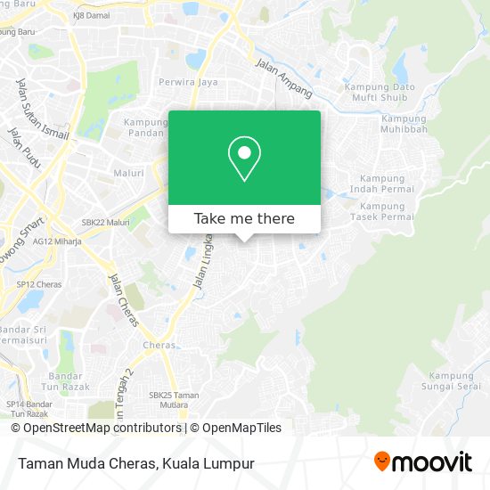 Taman Muda Cheras map