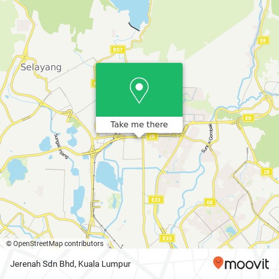 Jerenah Sdn Bhd map
