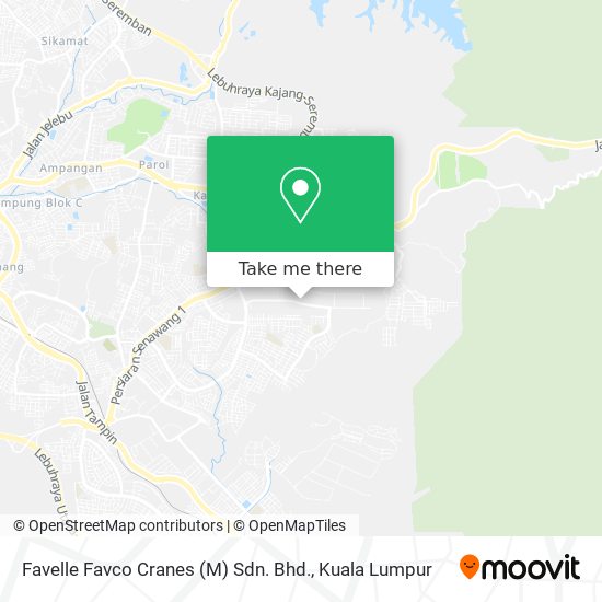 Peta Favelle Favco Cranes (M) Sdn. Bhd.
