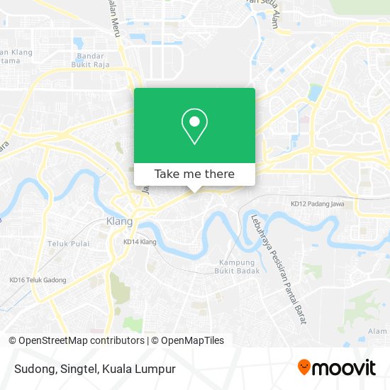 Sudong, Singtel map