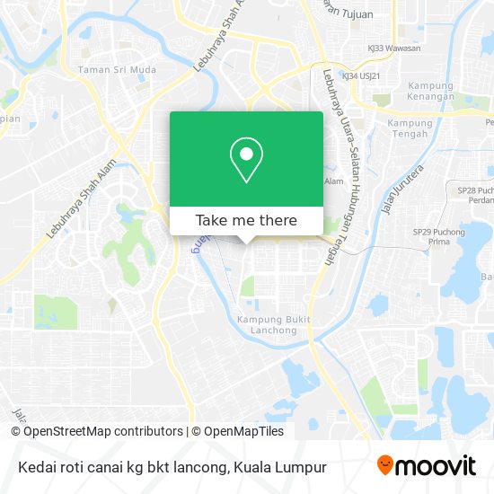 Kedai roti canai kg bkt lancong map