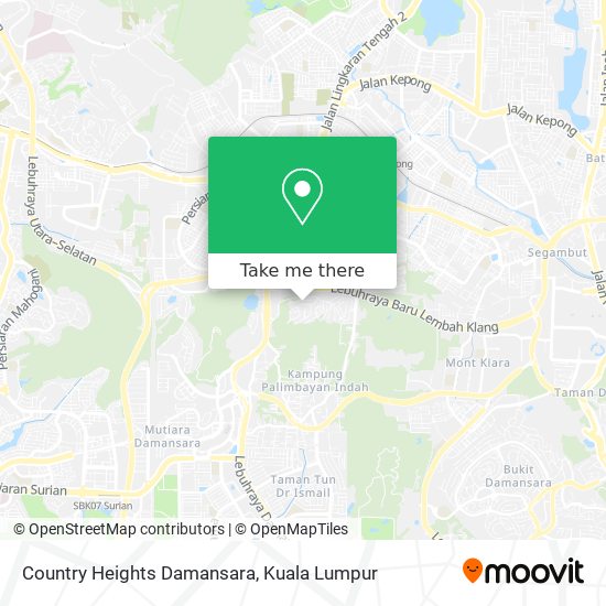 Peta Country Heights Damansara