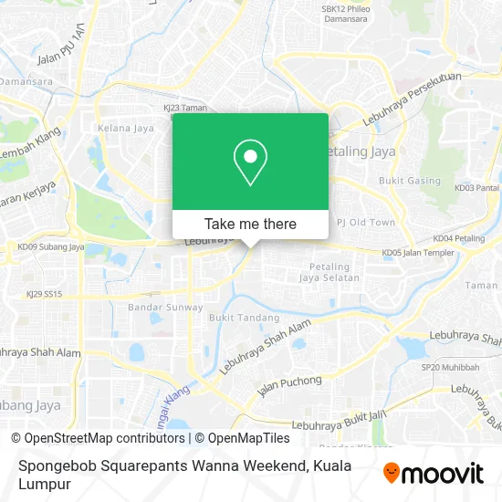 Spongebob Squarepants Wanna Weekend map